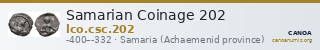 Samarian Coinage 202 — CANOA