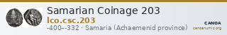 Samarian Coinage 203 — CANOA