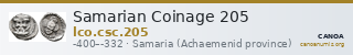 Samarian Coinage 205 — CANOA