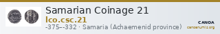 Samarian Coinage 21 — CANOA
