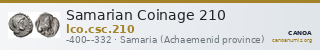 Samarian Coinage 210 — CANOA