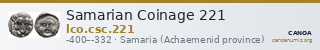 Samarian Coinage 221 — CANOA