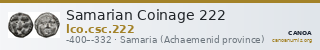 Samarian Coinage 222 — CANOA