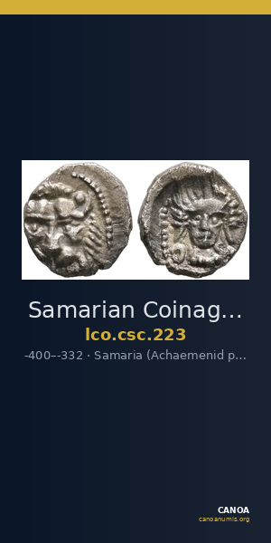Samarian Coinage 223 — CANOA