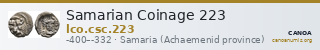 Samarian Coinage 223 — CANOA
