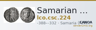 Samarian Coinage 224 — CANOA