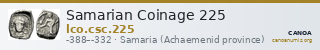 Samarian Coinage 225 — CANOA