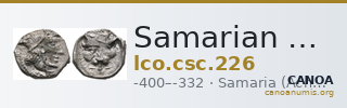 Samarian Coinage 226 — CANOA