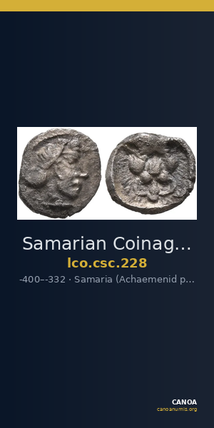 Samarian Coinage 228 — CANOA