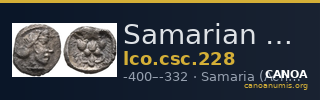 Samarian Coinage 228 — CANOA