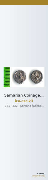Samarian Coinage 23 — CANOA