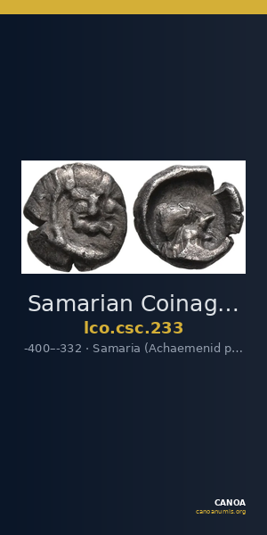 Samarian Coinage 233 — CANOA