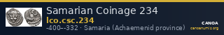 Samarian Coinage 234 — CANOA