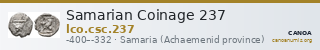 Samarian Coinage 237 — CANOA
