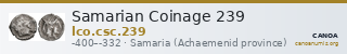 Samarian Coinage 239 — CANOA