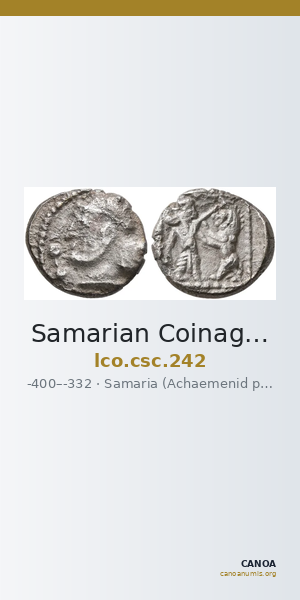 Samarian Coinage 242 — CANOA