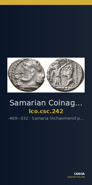 Samarian Coinage 242 — CANOA