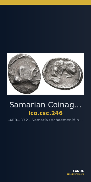 Samarian Coinage 246 — CANOA