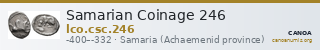 Samarian Coinage 246 — CANOA