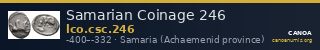 Samarian Coinage 246 — CANOA