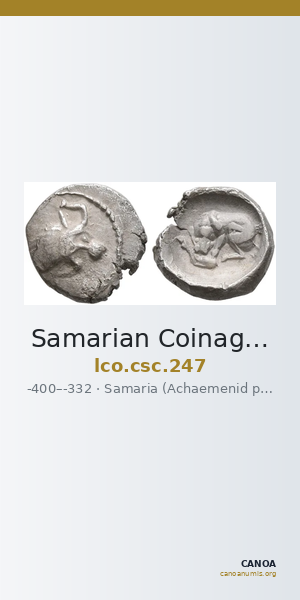 Samarian Coinage 247 — CANOA