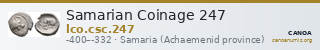 Samarian Coinage 247 — CANOA