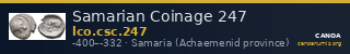 Samarian Coinage 247 — CANOA