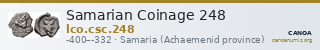 Samarian Coinage 248 — CANOA