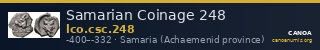 Samarian Coinage 248 — CANOA