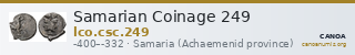 Samarian Coinage 249 — CANOA