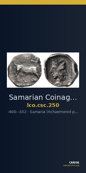 Samarian Coinage 250 — CANOA