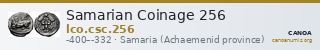 Samarian Coinage 256 — CANOA