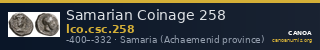 Samarian Coinage 258 — CANOA