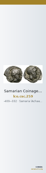 Samarian Coinage 259 — CANOA