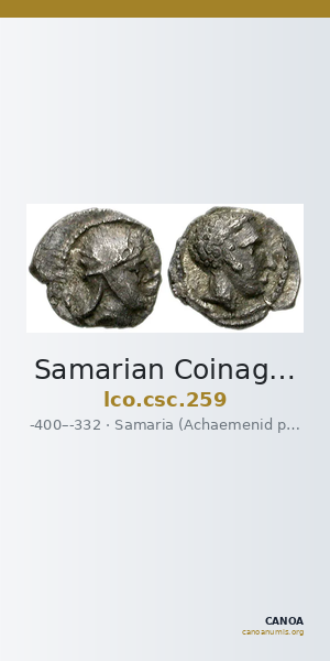 Samarian Coinage 259 — CANOA