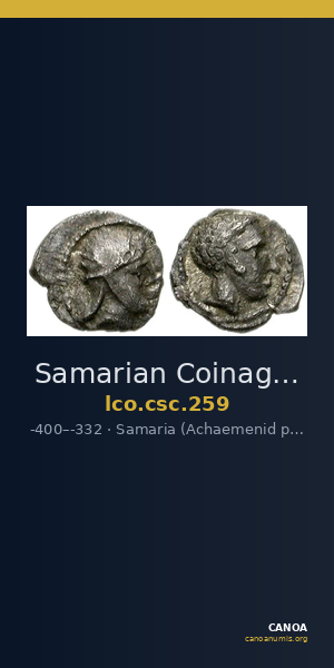 Samarian Coinage 259 — CANOA
