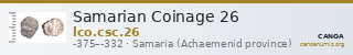 Samarian Coinage 26 — CANOA