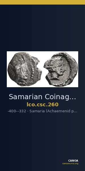 Samarian Coinage 260 — CANOA