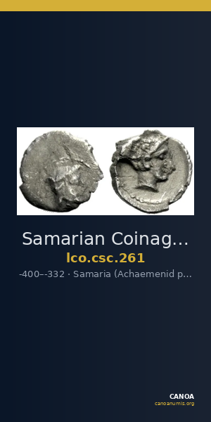 Samarian Coinage 261 — CANOA