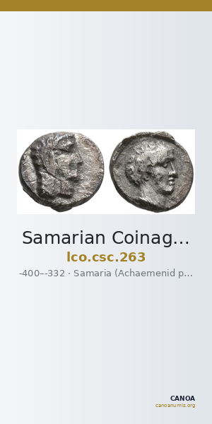 Samarian Coinage 263 — CANOA