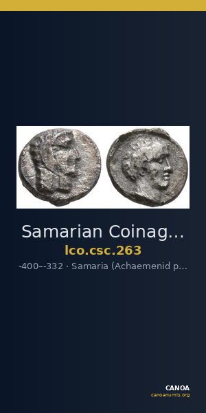 Samarian Coinage 263 — CANOA