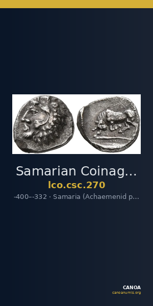 Samarian Coinage 270 — CANOA