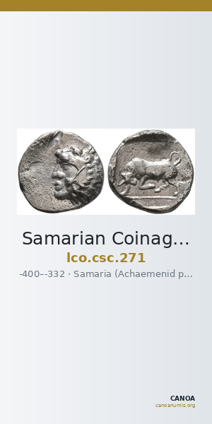 Samarian Coinage 271 — CANOA