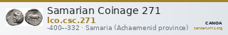 Samarian Coinage 271 — CANOA