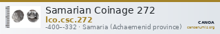 Samarian Coinage 272 — CANOA