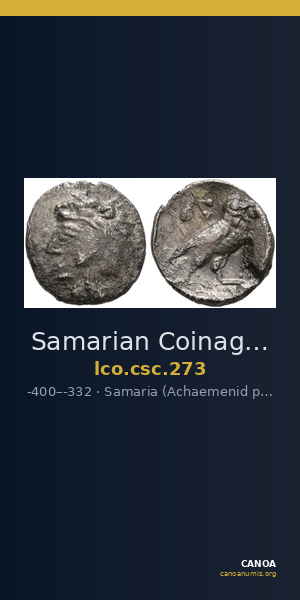 Samarian Coinage 273 — CANOA