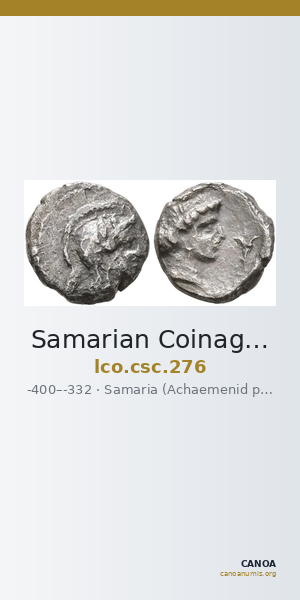 Samarian Coinage 276 — CANOA