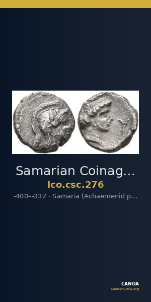 Samarian Coinage 276 — CANOA