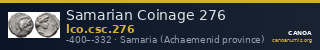 Samarian Coinage 276 — CANOA