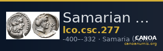 Samarian Coinage 277 — CANOA